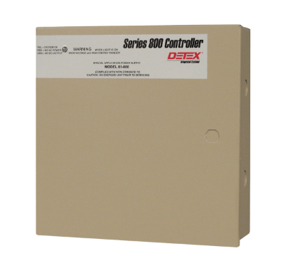 Detex 81-800 logic controller and power supply