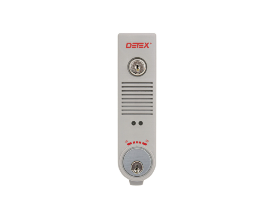 Detex EAX-300 gray battery powered door prop alarm