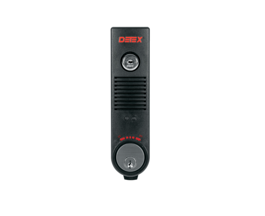 Detex EAX-300 black battery powered door prop alarm