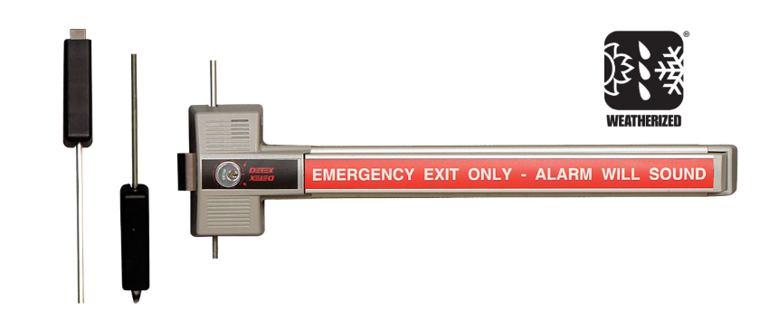 Detex ECL-230X-W-TDB weatherized 3-point exit control lock