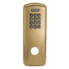 Schlage 47260709 exterior escutcheon in 612 Satin bronze finish