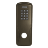 Schlage 47260708 exterior escutcheon in 643E Aged Bronze finish