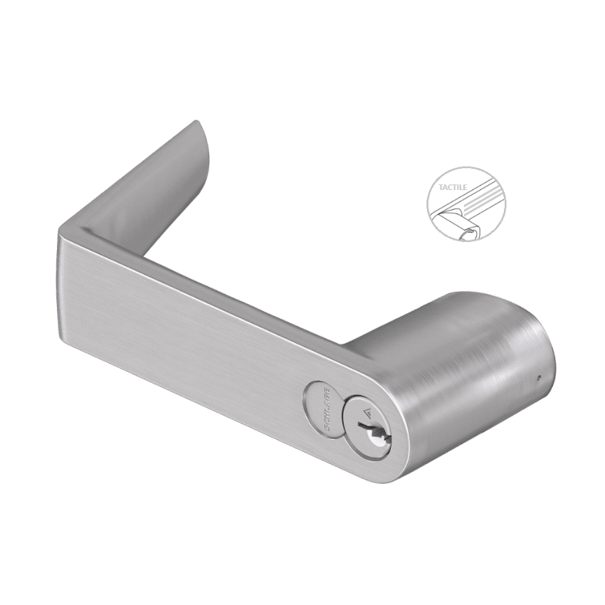 schlage 03-266-8ro rhodes tactile lever corbin russwin fsic j-co6 626 satin chrome
