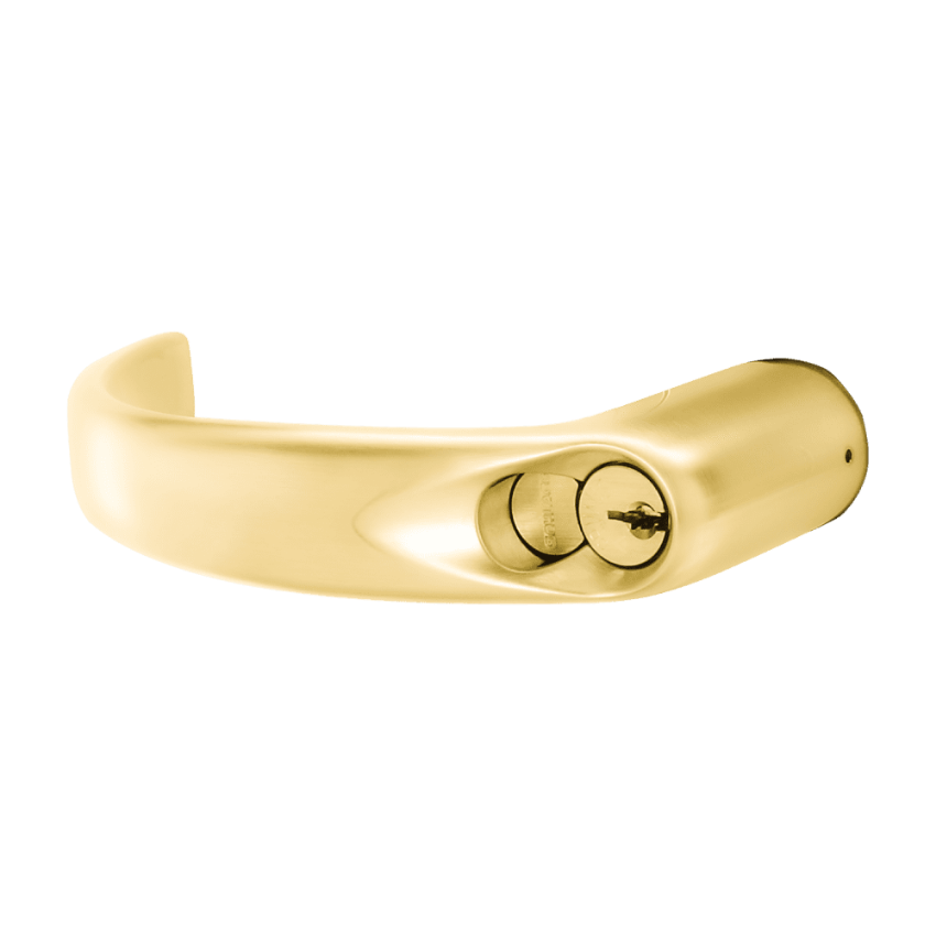 schlage 03-266-8sp 605 bright brass sparta tactile lever