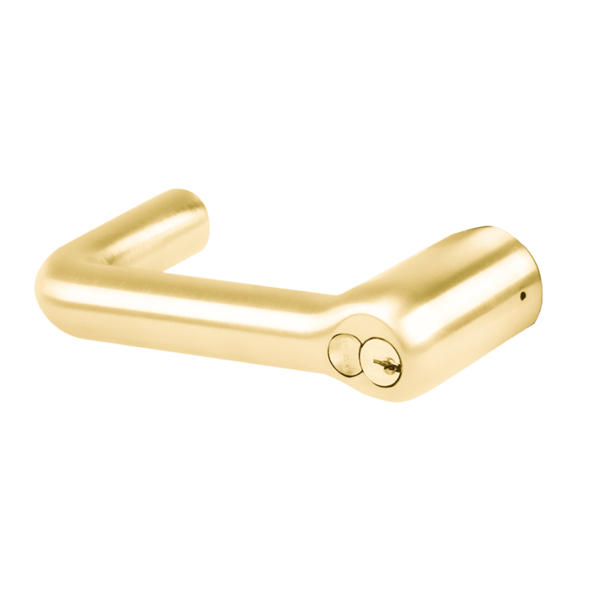 schlage 03-266-8tr tubular tactile lever 605 bright brass