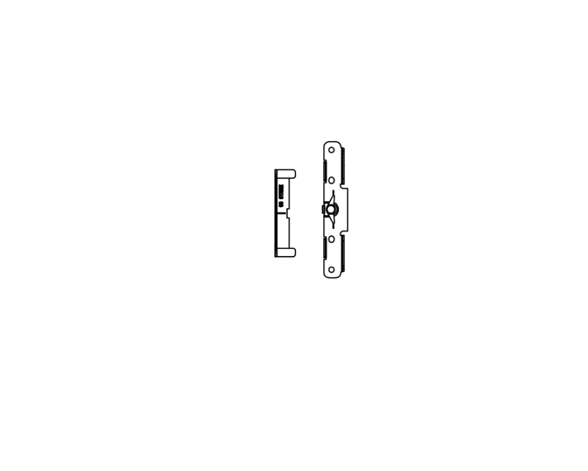 detex 103806-1 mounting plate for 98 series strike