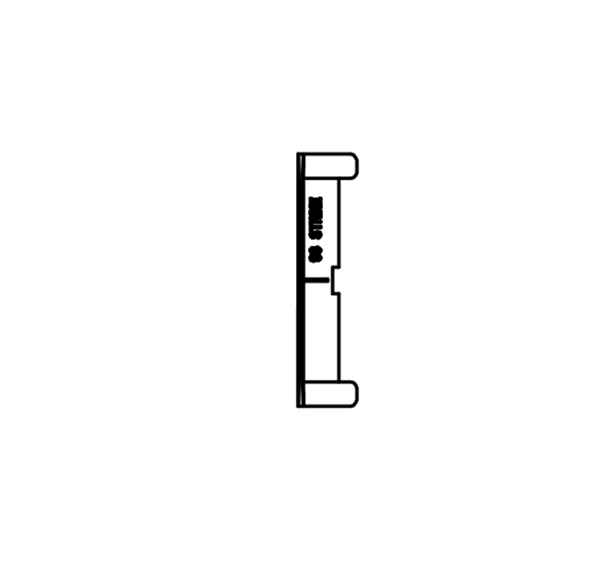 Detex 101899 Strike Locator for 2-inch Glass Door (98) OEM Replacement