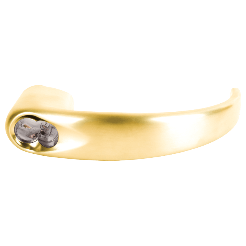 Schlage 03-277-SPA 605 Bright Brass Sparta Lever Sargent FSIC Less Core