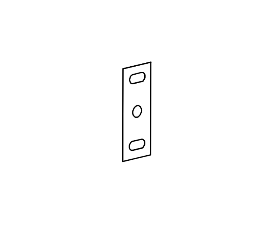 Detex 100088 strike shim