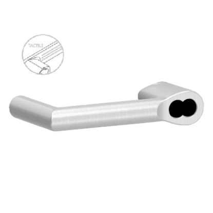 Schlage 47260538 Boardwalk tactile lever SFIC prep less core satin chrome