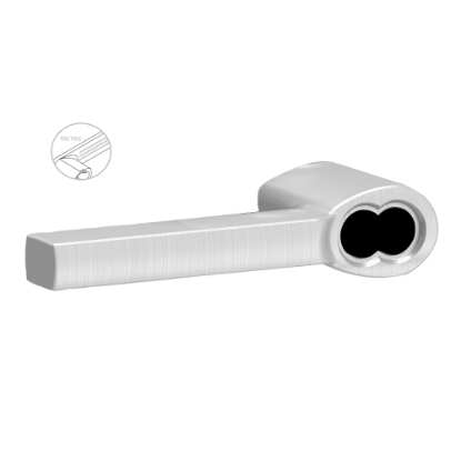 Schlage 47260551 Latitude Tactile Lever SFIC Less Core 626 Satin Chrome
