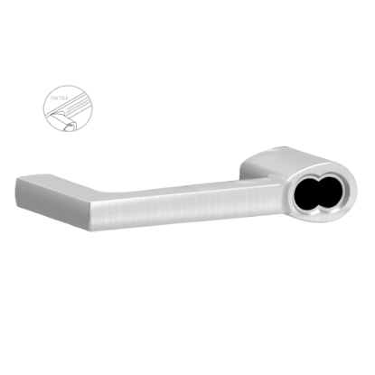 Schlage 47260552 Longitude tactile lever FSIC less core in 626 satin chrome finish