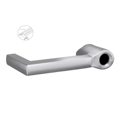 Schlage 47260548 Longitude tactile lever in 626 Satin Chrome finish