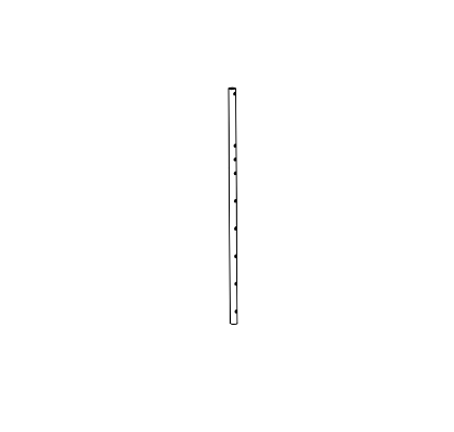Detex 104187 outer top rod for 7' through 8' doors