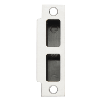Schlage 10-072-078 square corner strike with box in 626 Satin Chrome finish