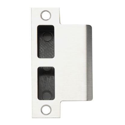Schlage 10-072-200 T-square corner strike with plastic box in 626 satin chrome finish
