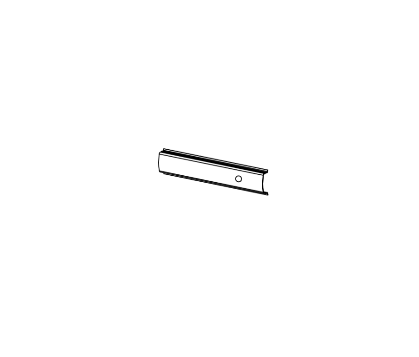 Detex 100860-167 fillerplate subassembly for S&R hex dogging LD configuration
