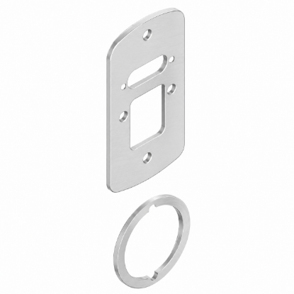 Schlage 23599368 interior shim plate and spring cage spacer in 626 satin chrome finish