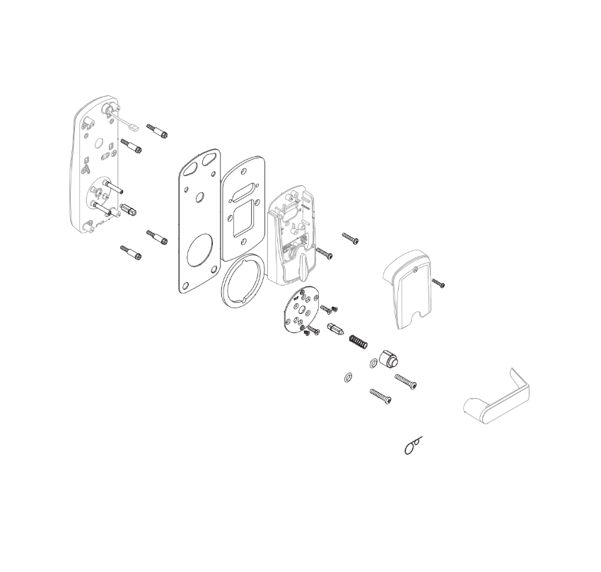 Schlage 23599376-112 Door Thickness Kit 1-1/2 inch