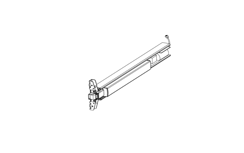 Detex 105500-56 10 Series EE-ER centercase pushpad subassembly
