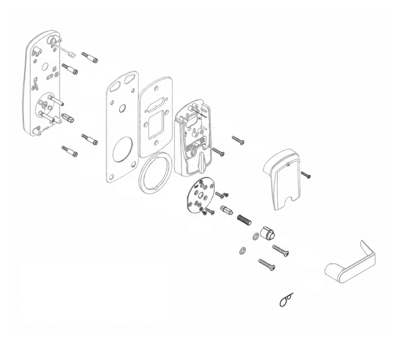 Schlage 23599384-138 door thickness kit 1-3/8 inch