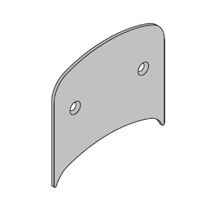 Schlage 23760283 decorative plate in 626 Satin Chrome finish