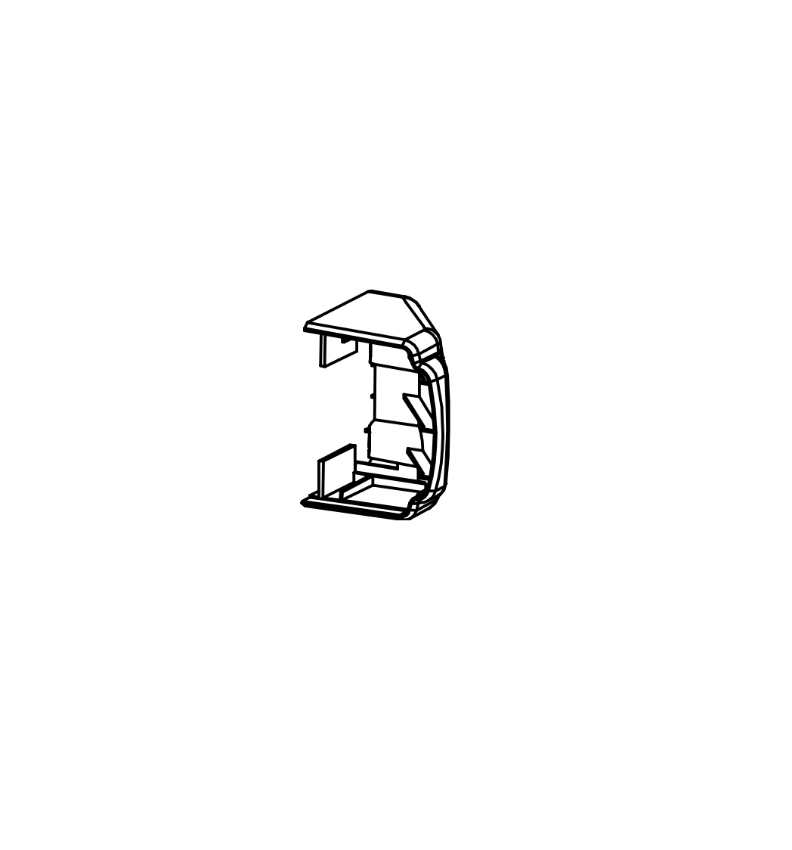 Detex 101822 endcap for Value Series exit devices