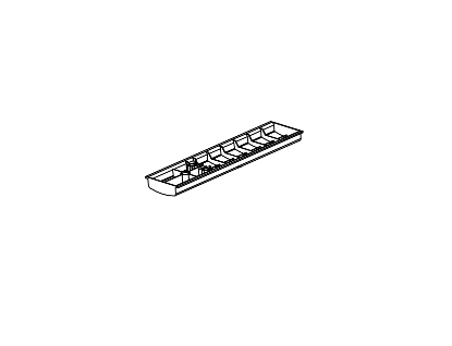 Detex 102194-2 48-inch cylinder dogging fillerplate