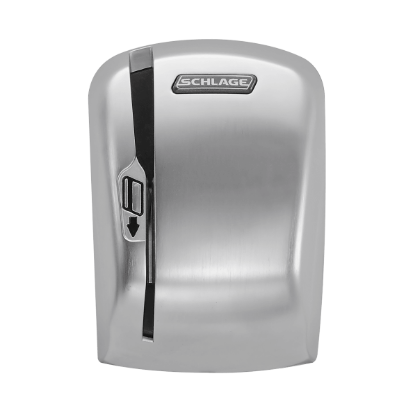 Schlage MS magnetic stripe swipe reader module in 626 satin chrome finish