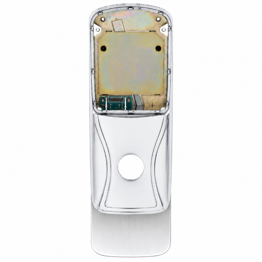 Schlage 47258398 993 exit exterior escutcheon in 625 Bright Chrome finish