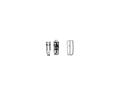 Detex 104071 top latch assembly for V50 and V51 Series exit devices