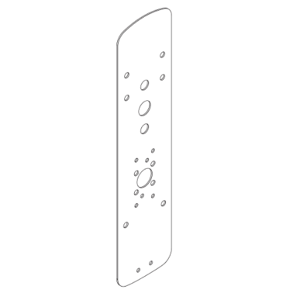 Schlage 23458565 interior shim plate