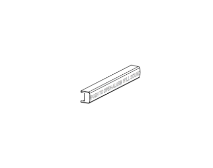 Detex 101810-1 red 3-foot pushpad wrap