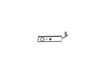 Detex 105031-3 SVR EE fillerplate for 3-foot Value Series delayed egress exit device