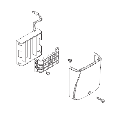 Schlage 4B 4AA Battery Holder and Cover Kit