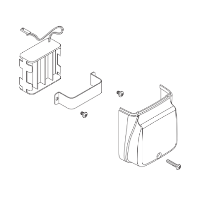 Schlage 8B 8AA Battery Holder and Cover Kit