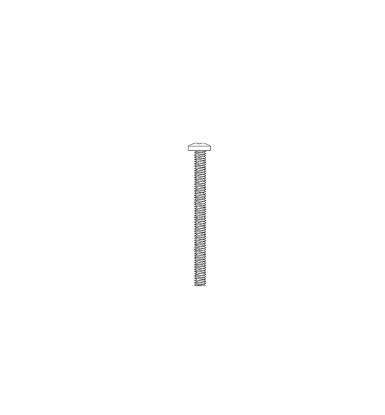Detex 101621-3 1/4-20 x 2 inch Phillips pan head screw