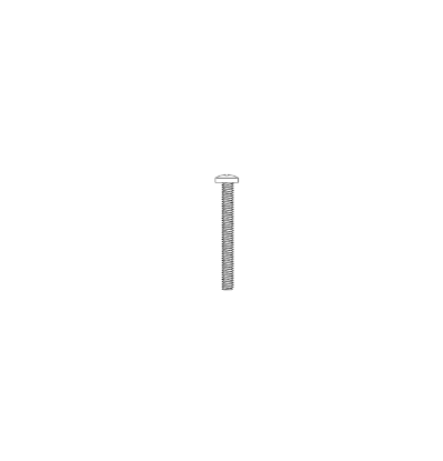 Detex 101621-2 Phillips pan head screw 1/4-20 x 2-1/4 inch