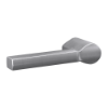 Schlage 47260543 Latitude Tactile Closed Lever 626 Satin Chrome