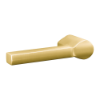 Schlage 47260543 Latitude Tactile Closed Lever 605 Bright Brass