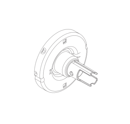Schlage N523-218 outside spring cage and lever catch assembly