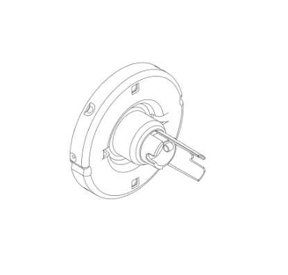 Schlage N523-224 outside spring cage and lever catch assembly
