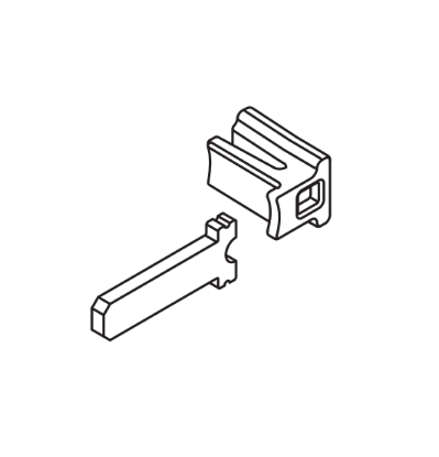 Schlage 09-060 Sargent KIL tailpiece OEM replacement part