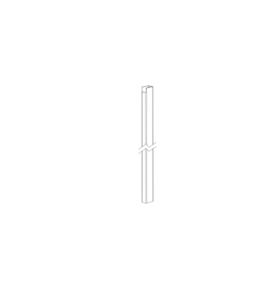 Detex 100213 8 ft mullion post OEM replacement part