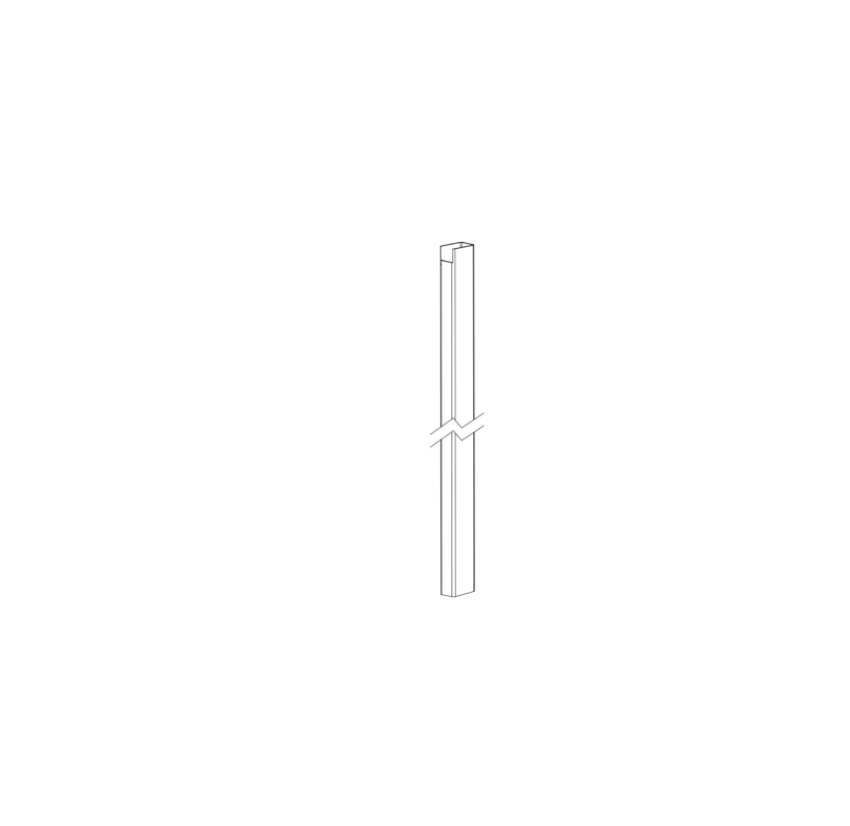 Detex 100213-2 10 ft mullion post
