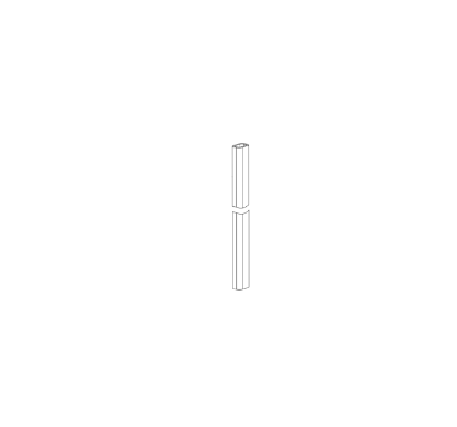 Detex 106075-1 H90R5 7 Foot Mullion Channel