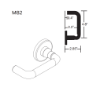 Picture of 09-402 M83 Inside Lever For L Series