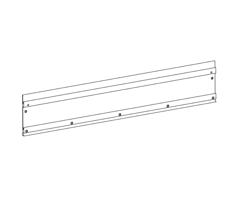 Detex 106759-3 AO19 Channel, Cover & Hanger Assembly 39.5 inch Left Hand