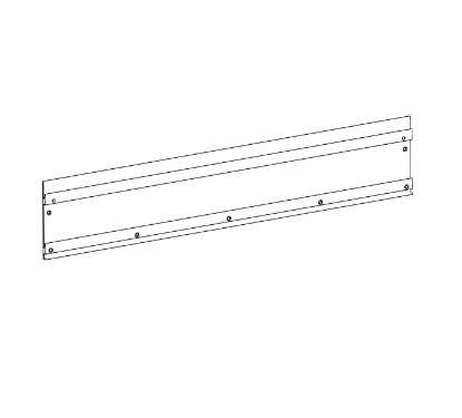 Detex 106759-19 AO19 Channel Cover and Hanger Assembly 52 inch Left Hand