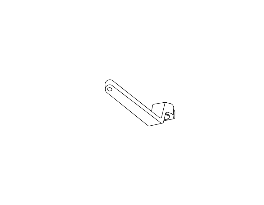 Detex 12731-2 bronze bent arm OEM replacement part